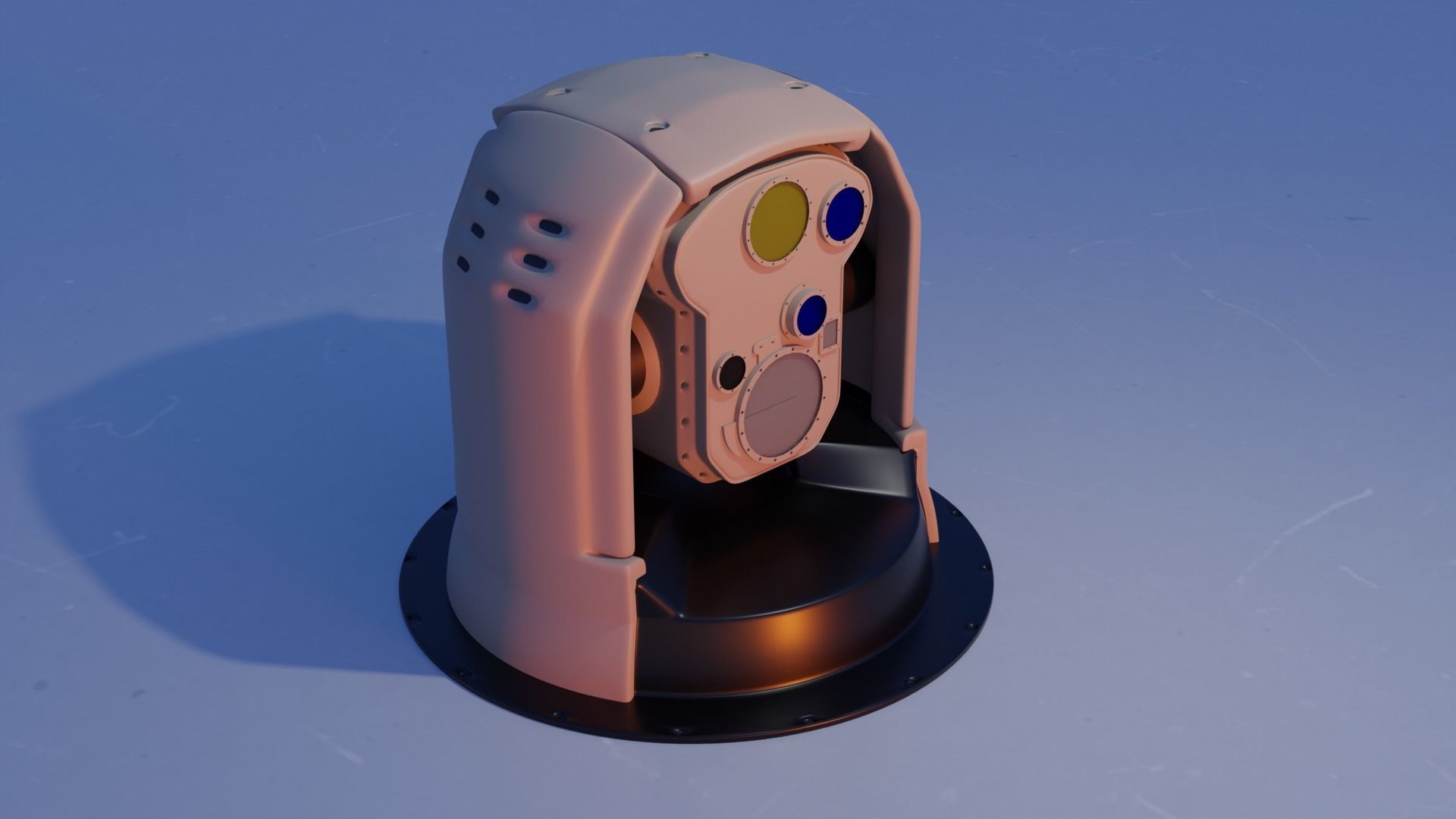 iron beam 3D model_1