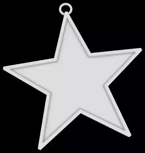 Star ornament 3D print model