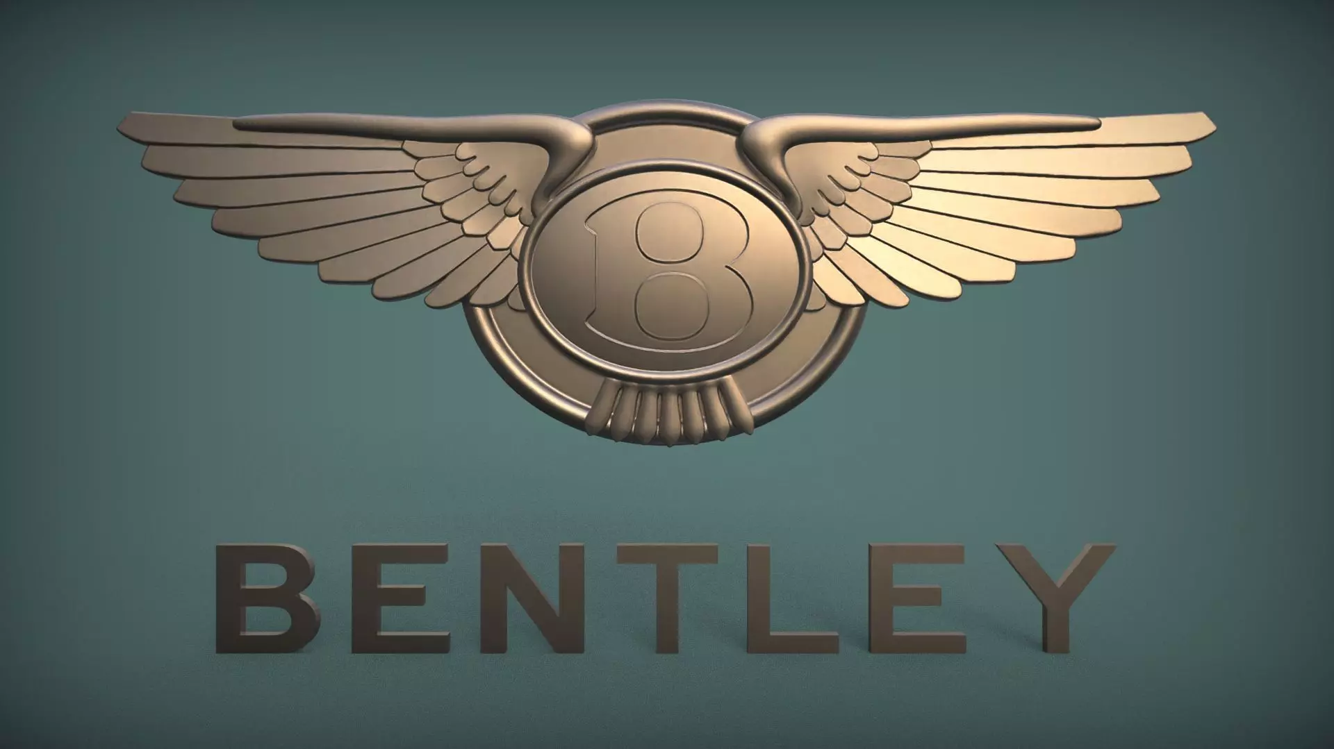 Bentley Car Logo 3D print model