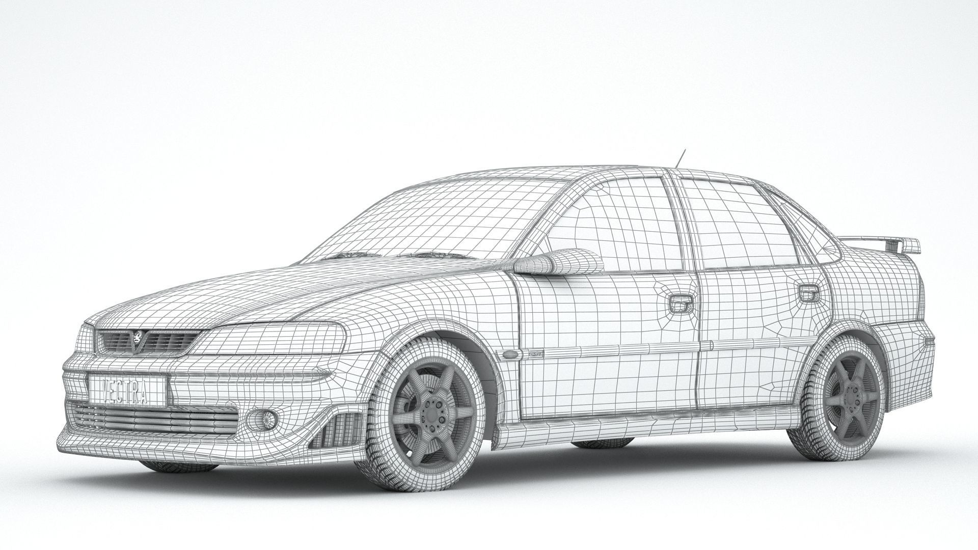 Vauxhall Vectra B GSI 3D model_11