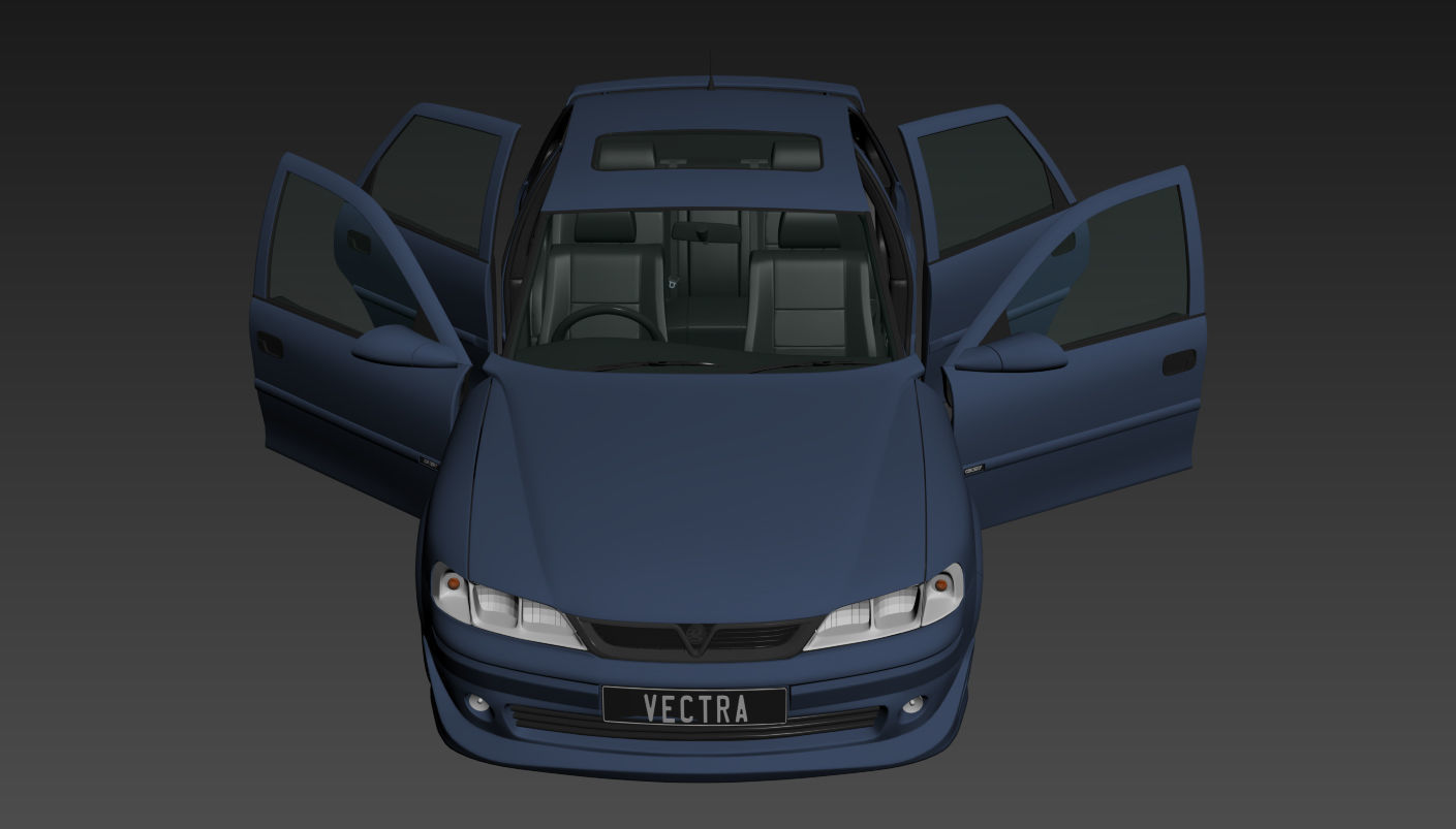 Vauxhall Vectra B GSI 3D model_15