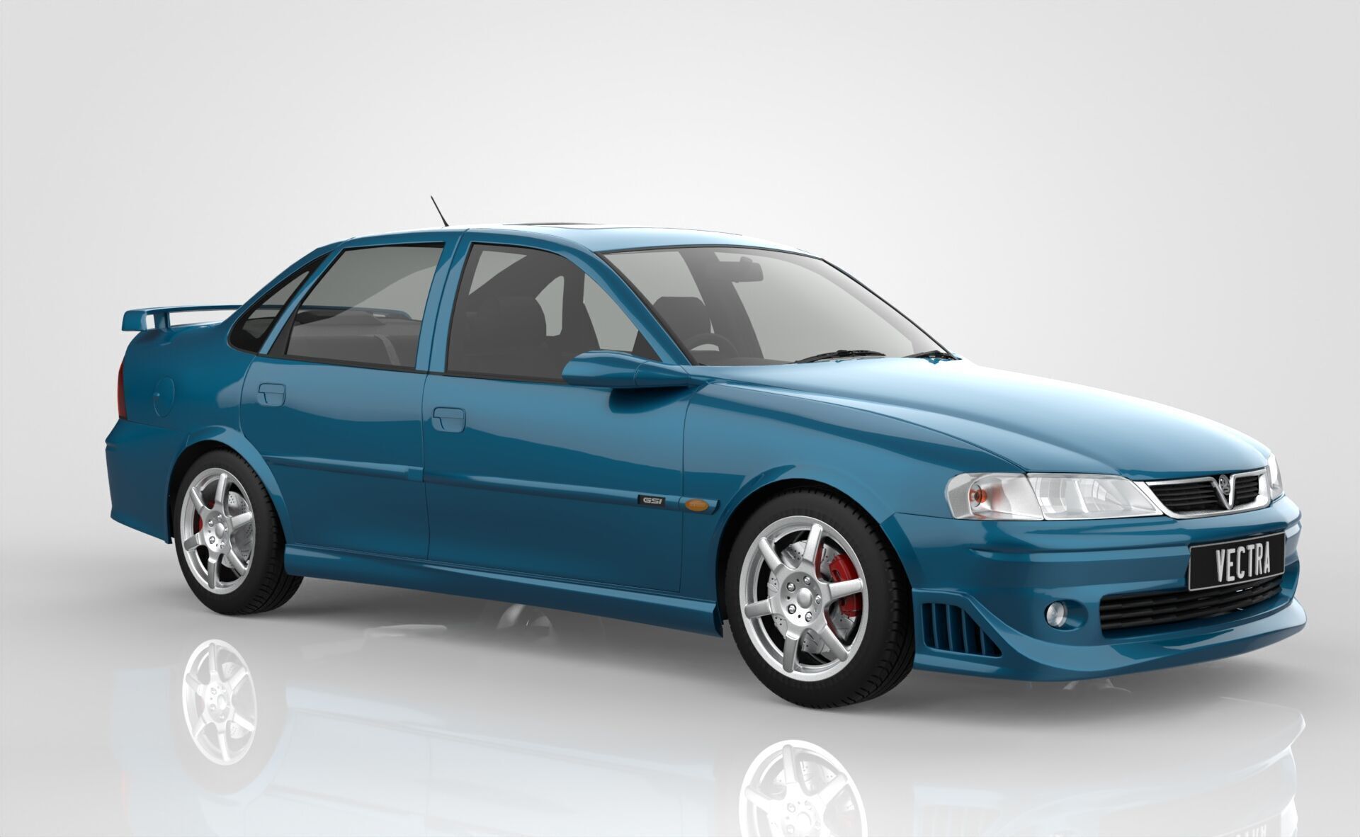 Vauxhall Vectra B GSI 3D model_8