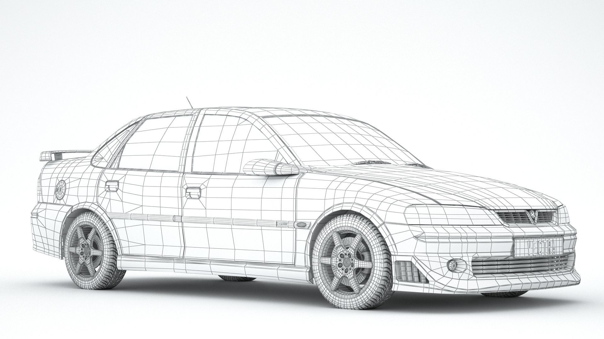 Vauxhall Vectra B GSI 3D model_12