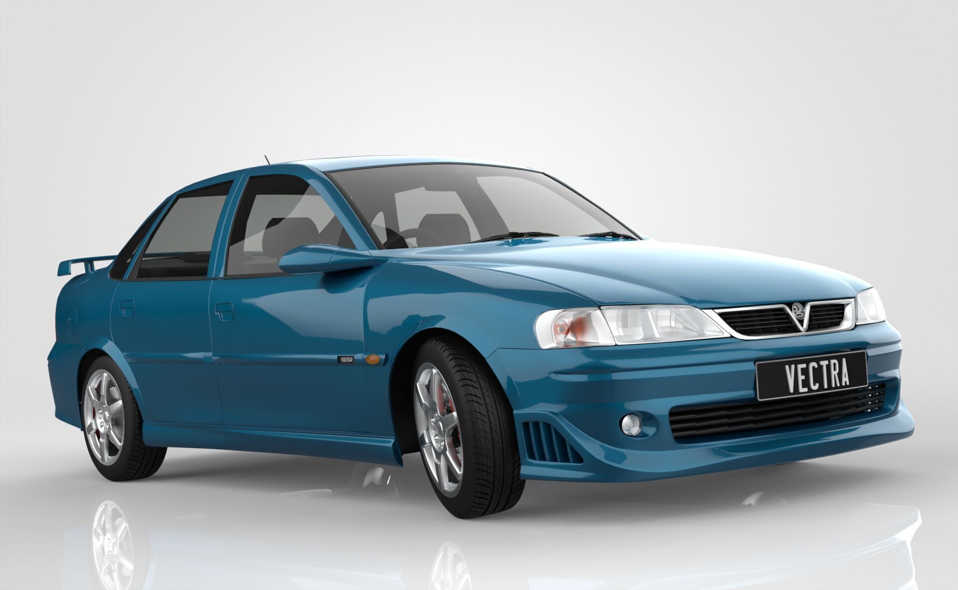 Vauxhall Vectra B GSI 3D model_9