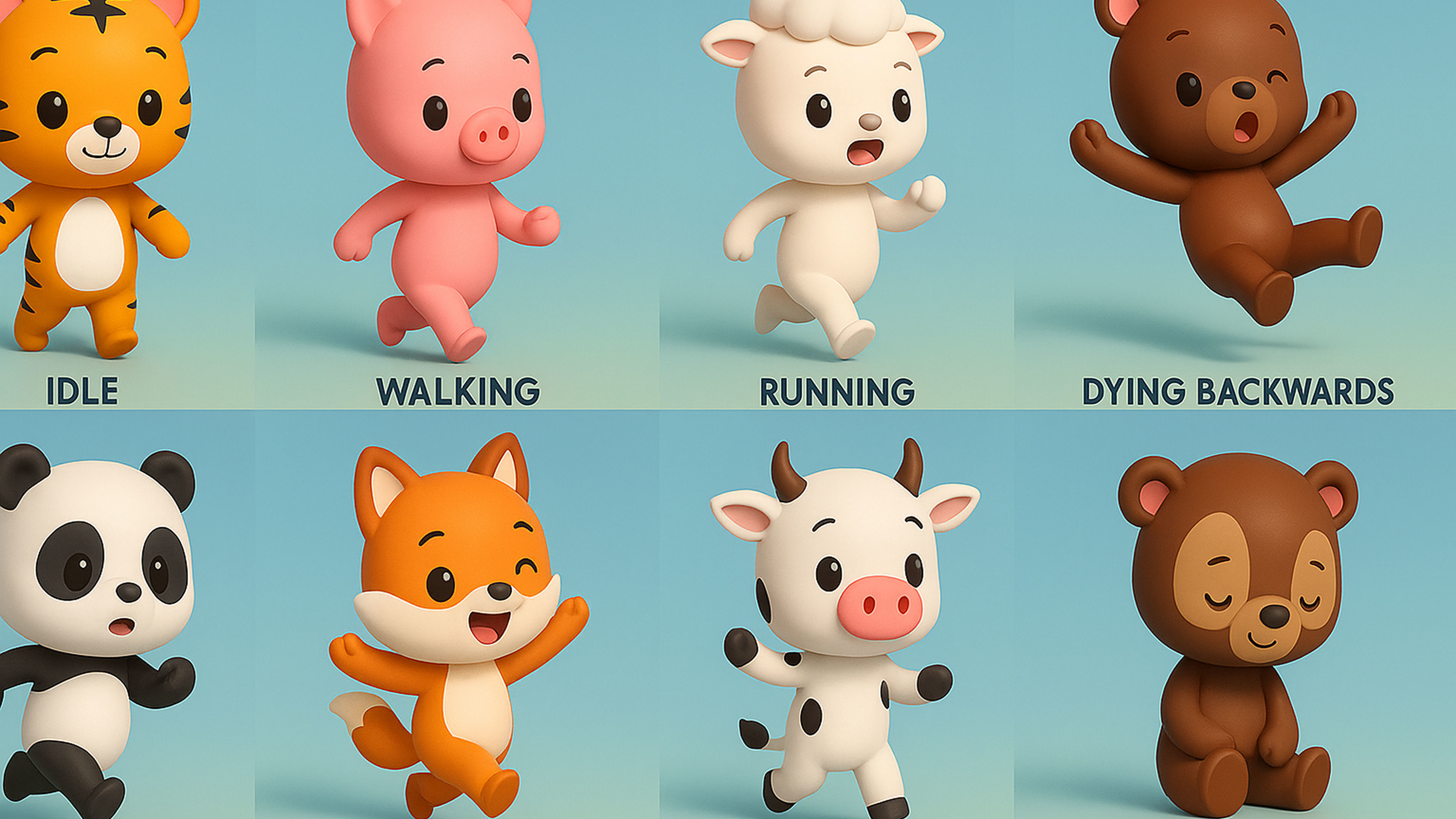 Animal collection cute pack 1 _2