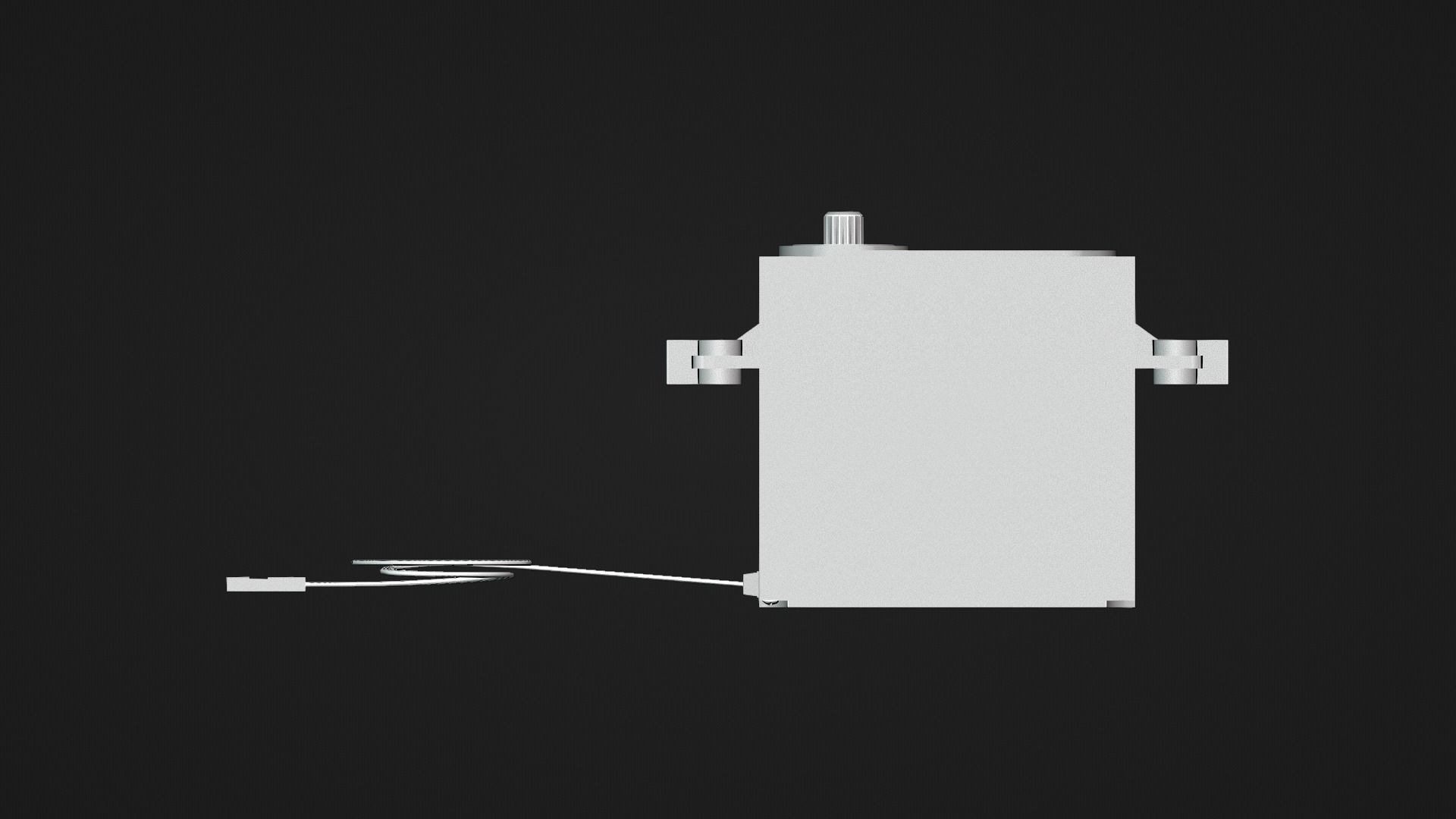 Servo Motor Low-poly 3D model_13