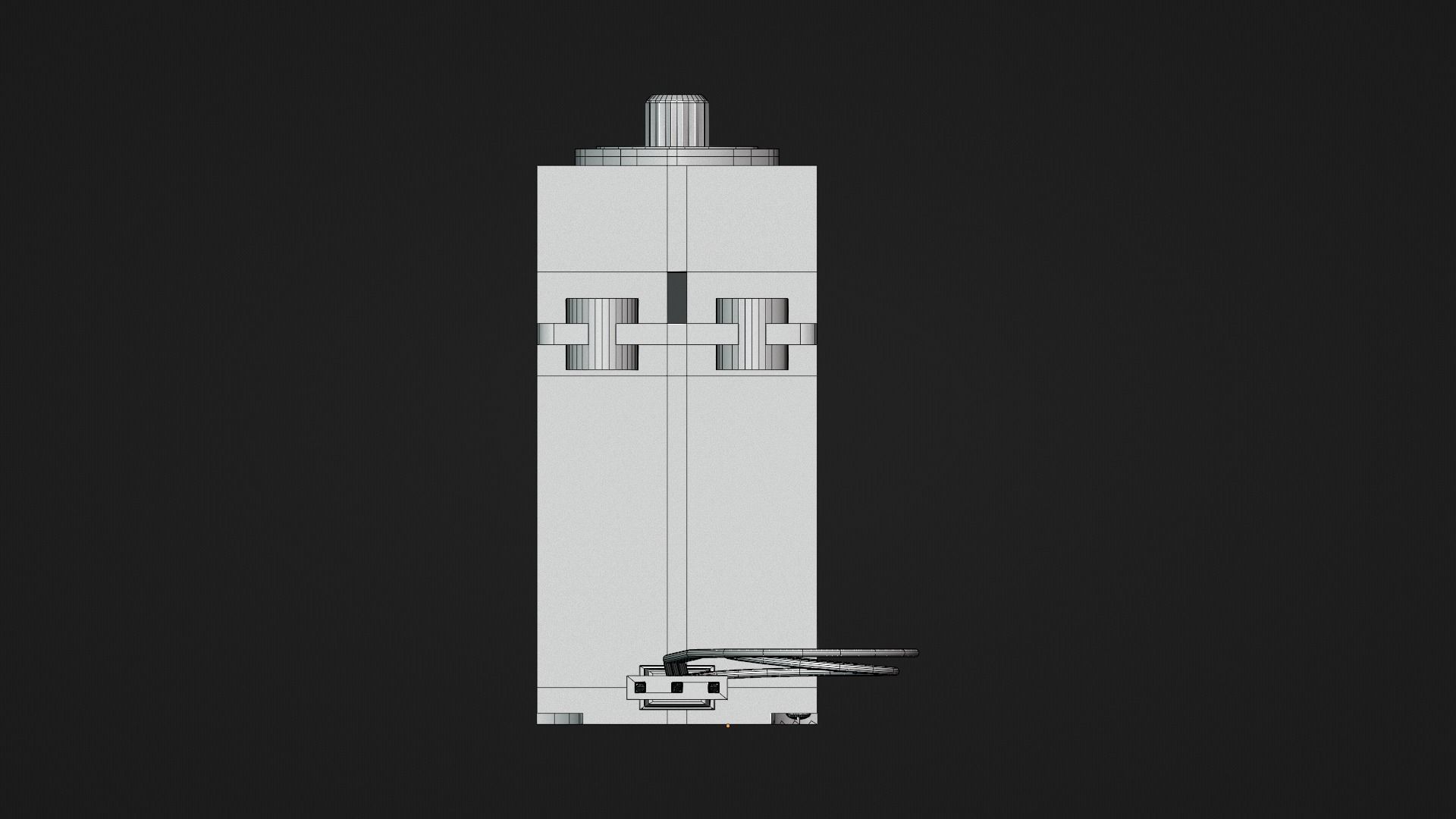 Servo Motor Low-poly 3D model_18