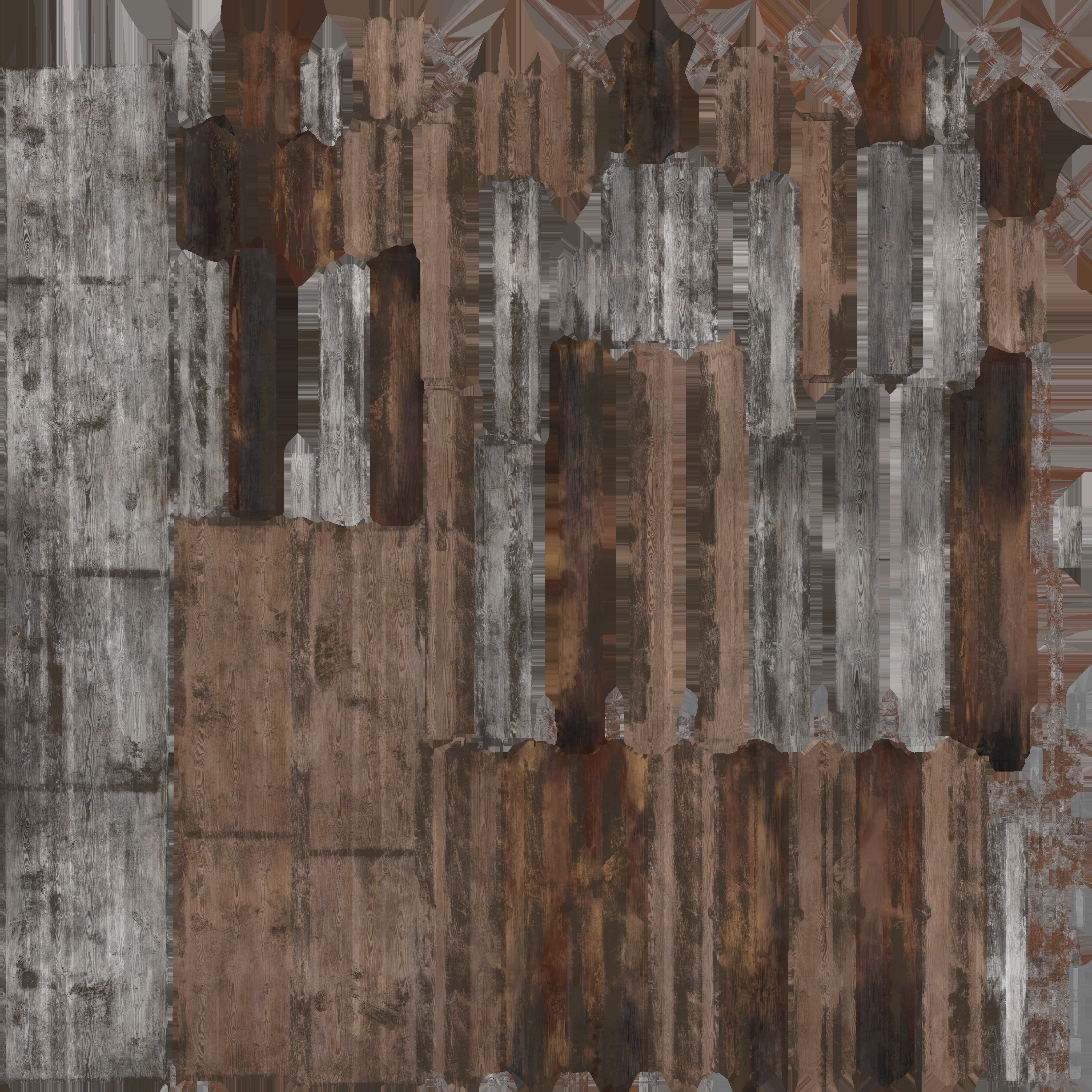 Small Wood Window 3D model_5