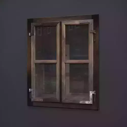 Small Wood Window