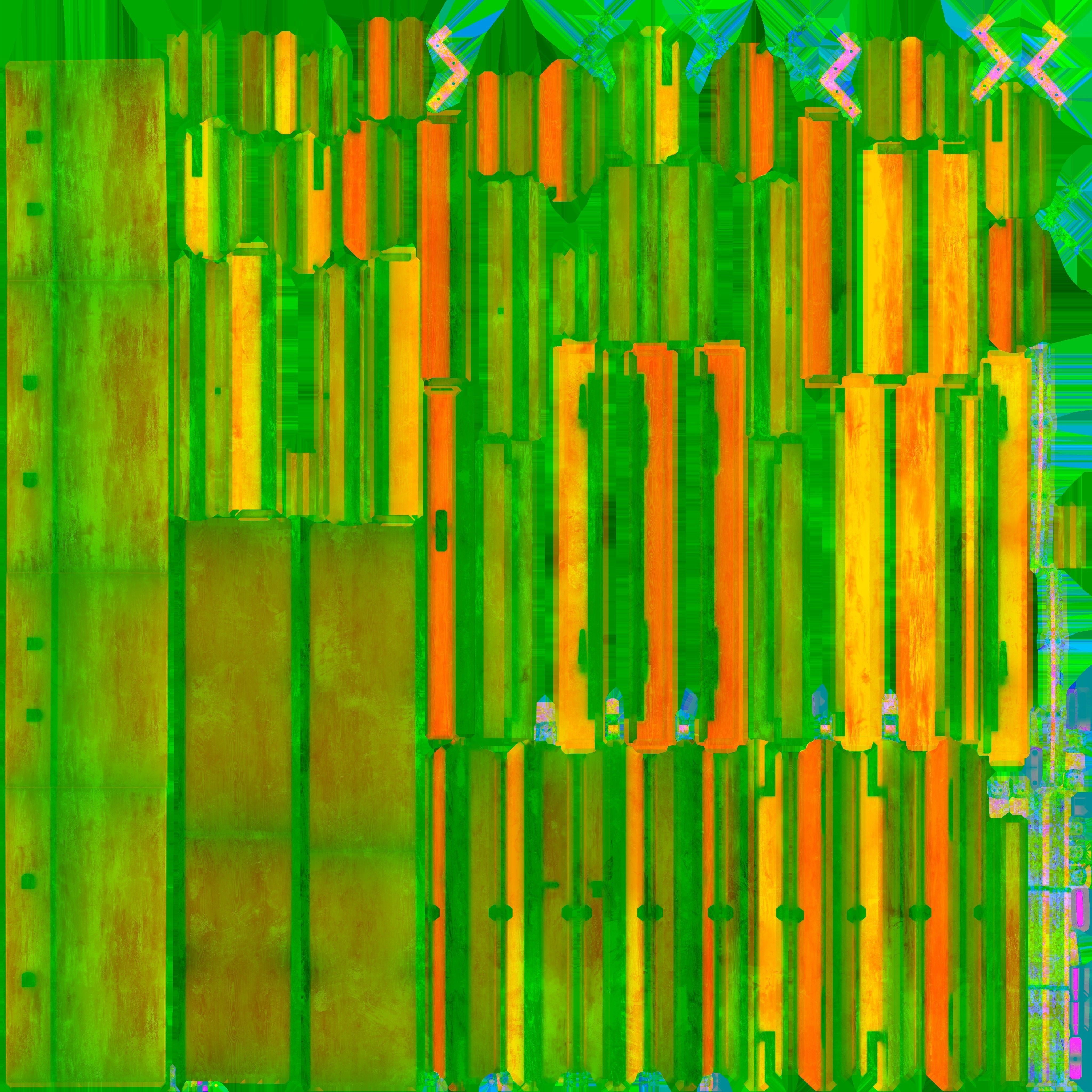 Small Wood Window 3D model_7