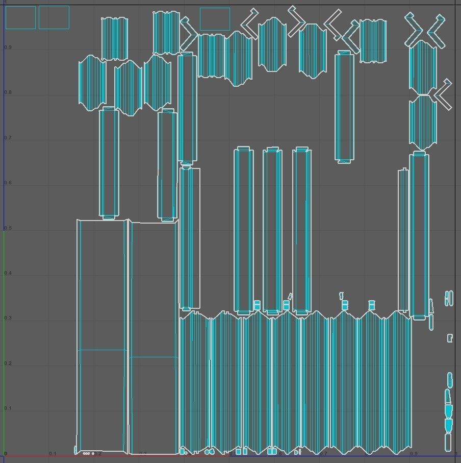 Small Wood Window 3D model_4