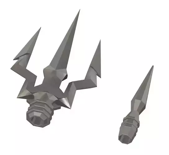 Trident Black Manta 1-10 scale 3D print model