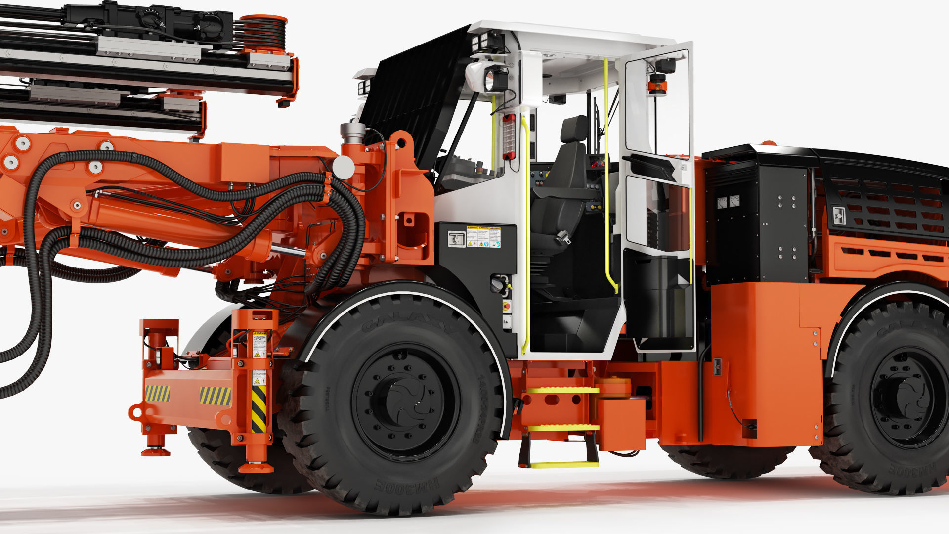 Underground Mining Machines Sandvic 3D model_7