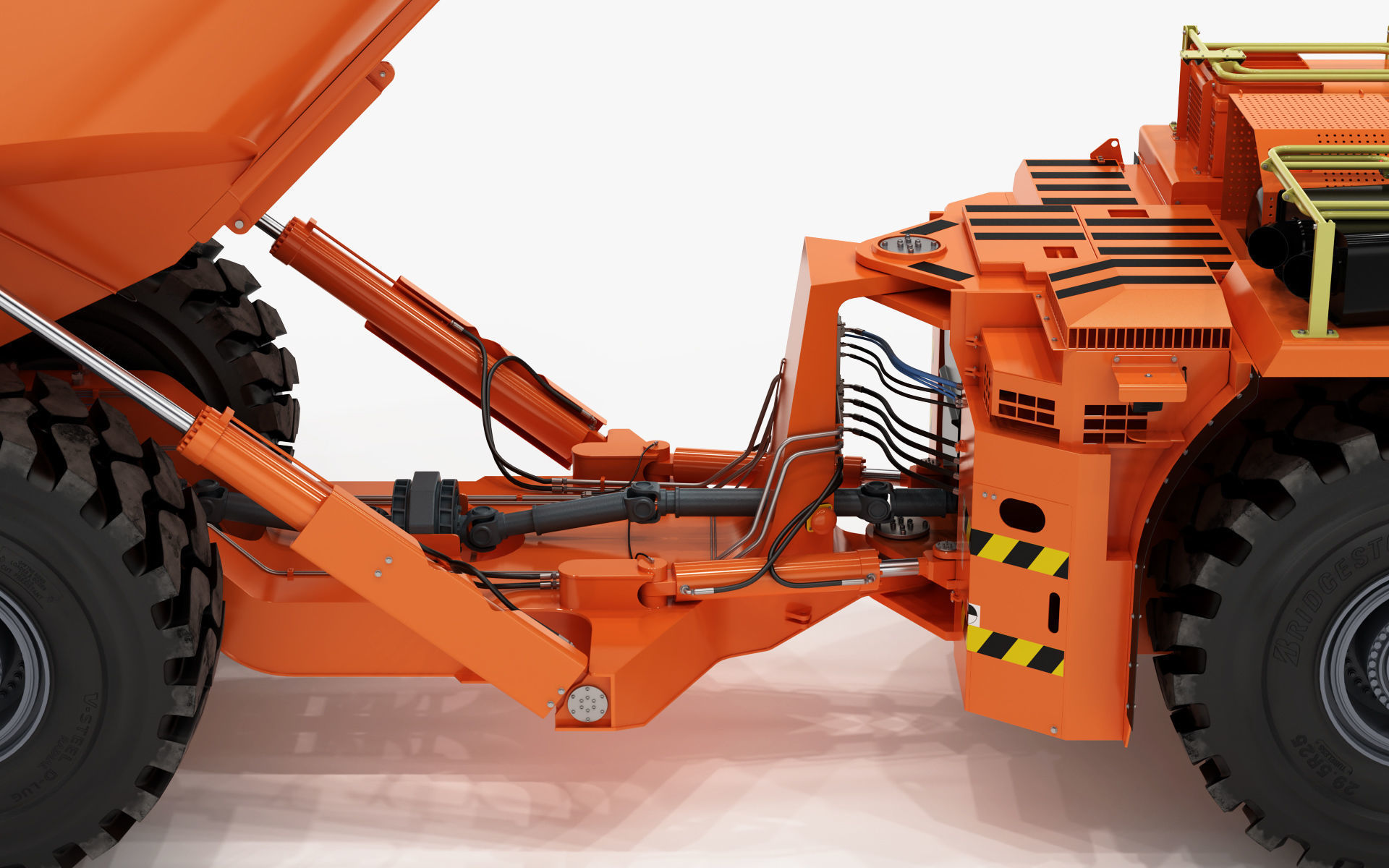 Underground Mining Machines Sandvic 3D model_102