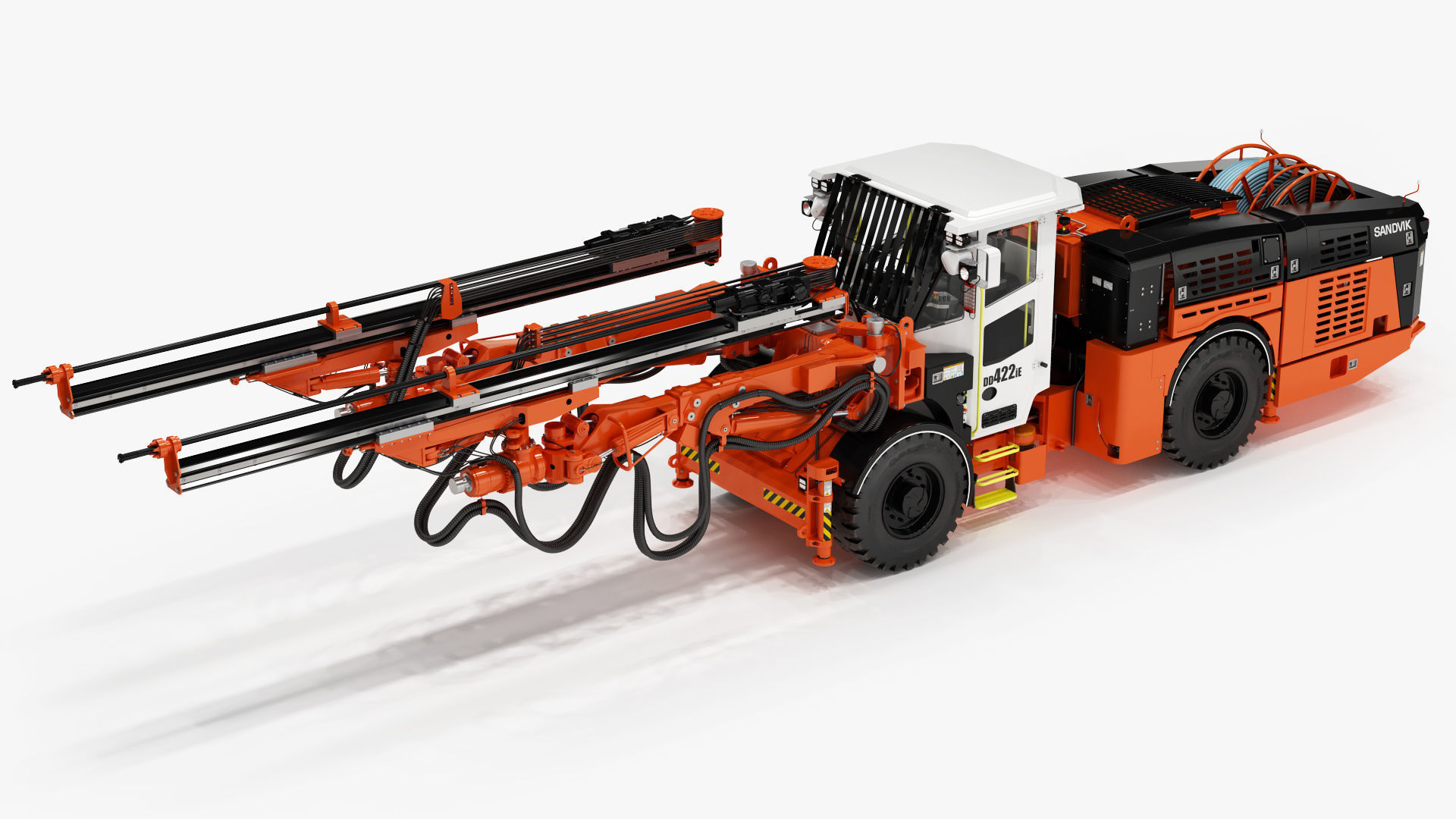 Underground Mining Machines Sandvic 3D model_6