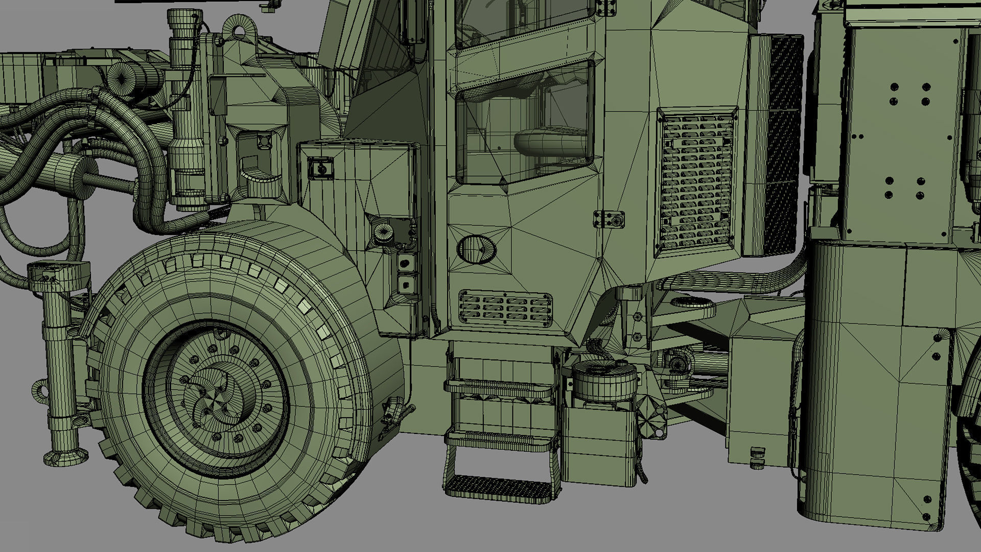 Underground Mining Machines Sandvic 3D model_42