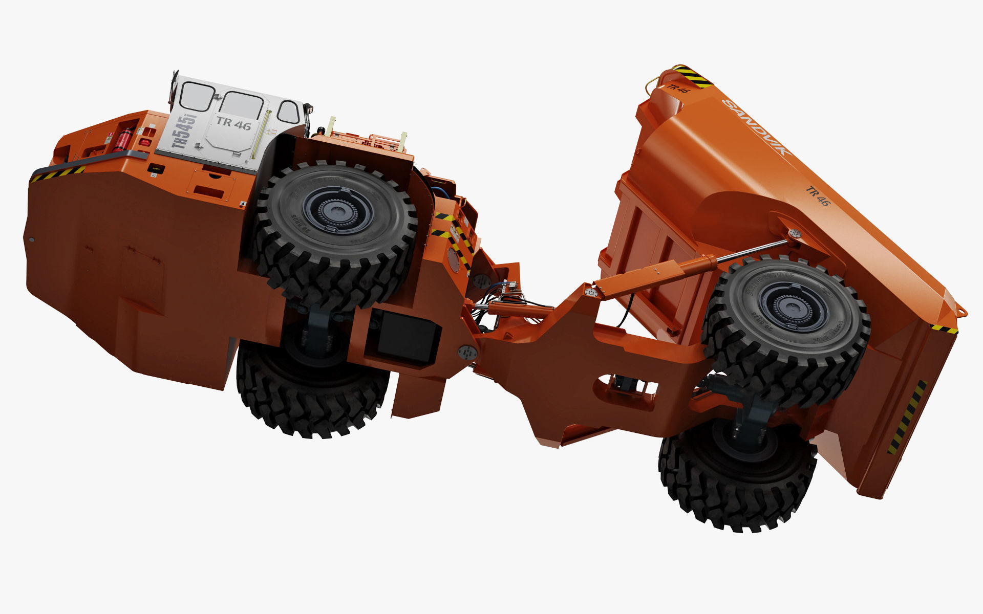 Underground Mining Machines Sandvic 3D model_106