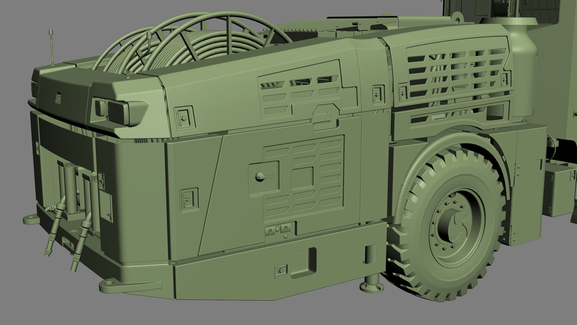 Underground Mining Machines Sandvic 3D model_43