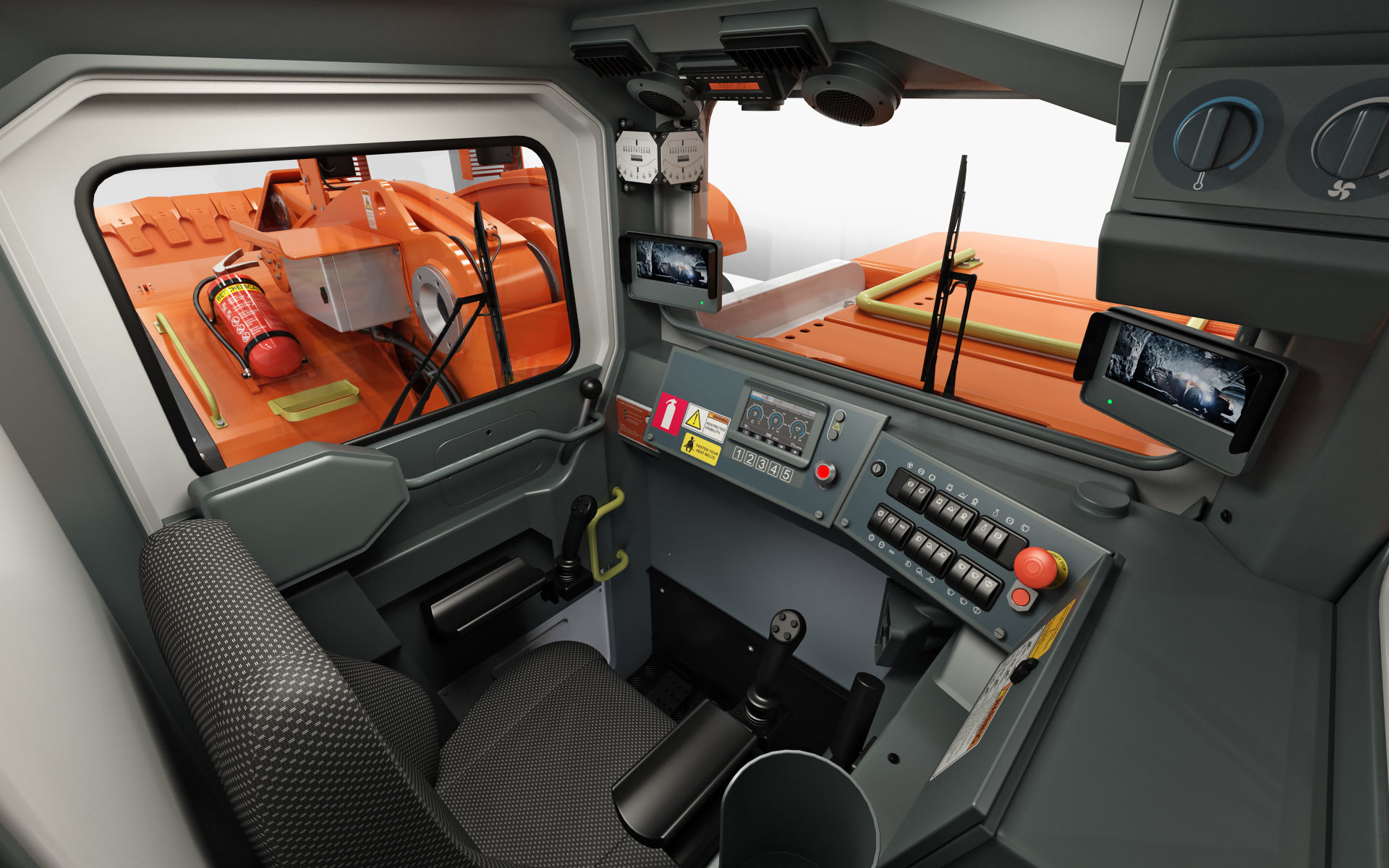 Underground Mining Machines Sandvic 3D model_68