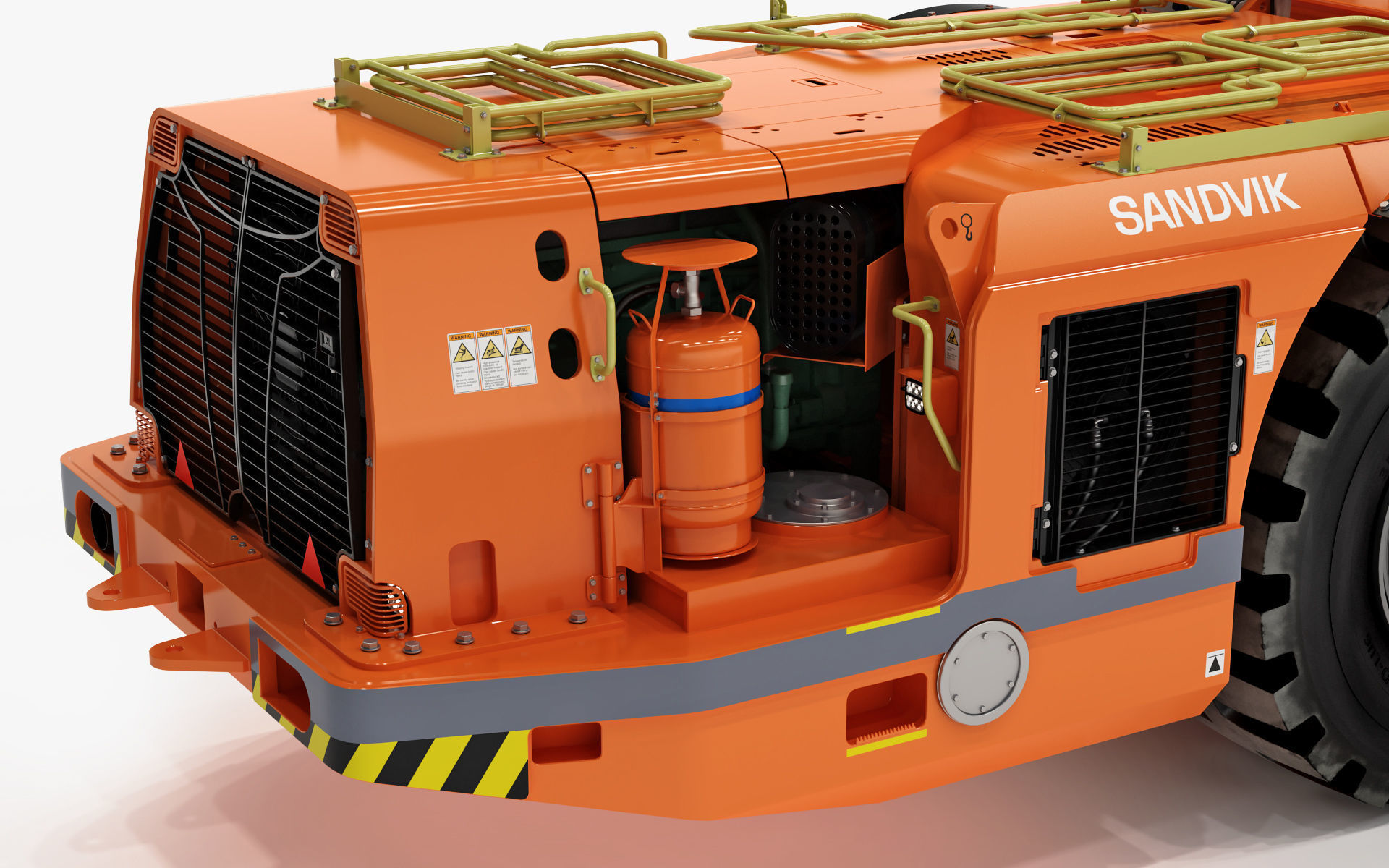 Underground Mining Machines Sandvic 3D model_63