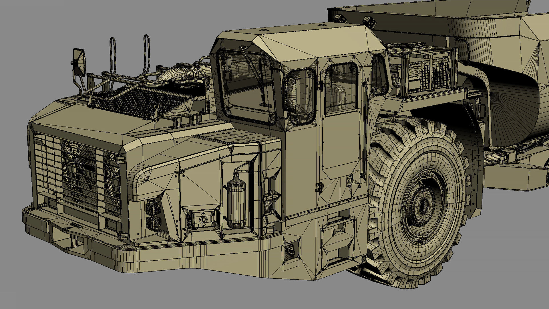 Underground Mining Machines Sandvic 3D model_117