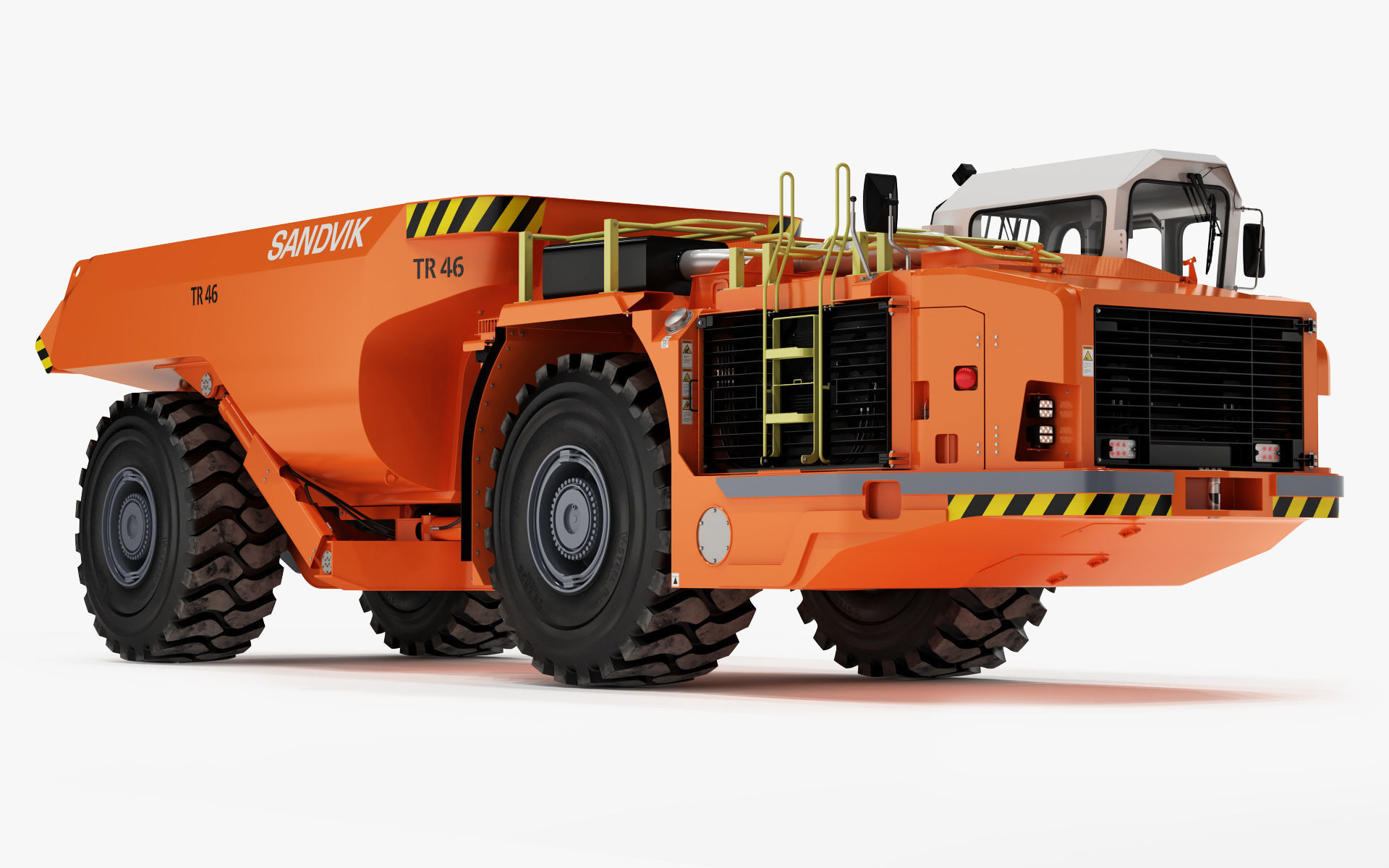 Underground Mining Machines Sandvic 3D model_93