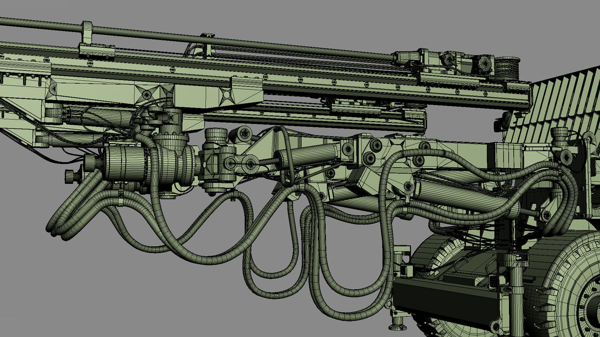Underground Mining Machines Sandvic 3D model_38