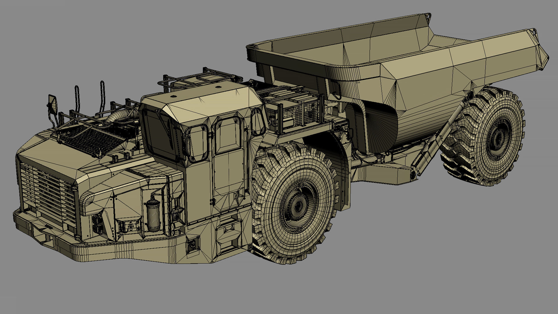 Underground Mining Machines Sandvic 3D model_109