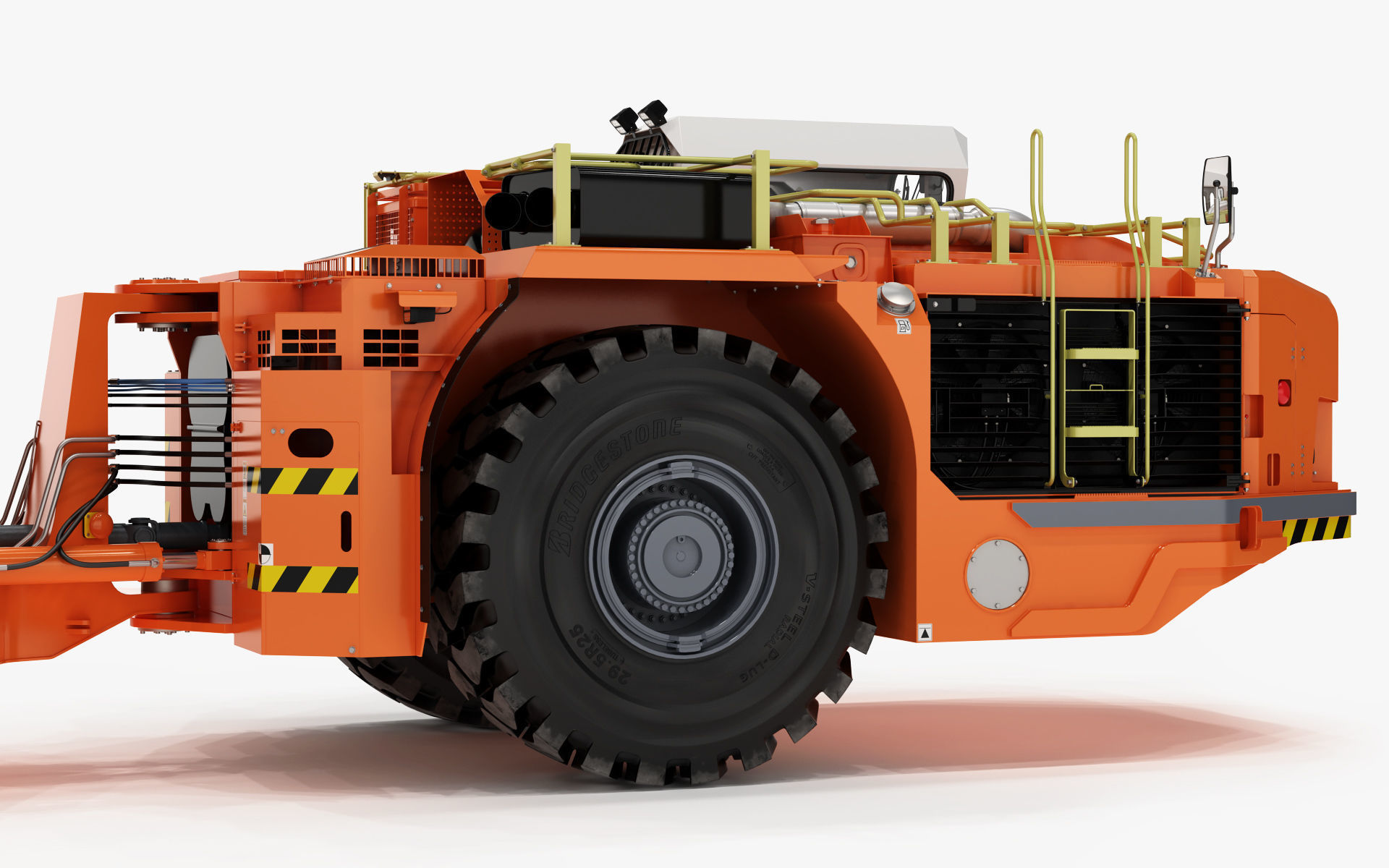 Underground Mining Machines Sandvic 3D model_104