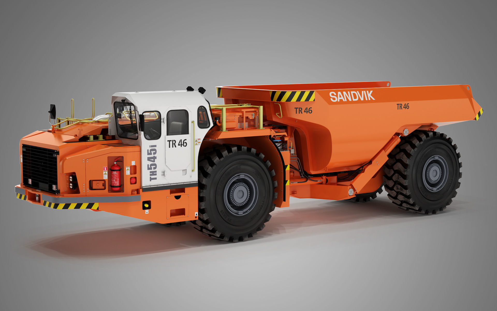 Underground Mining Machines Sandvic 3D model_87