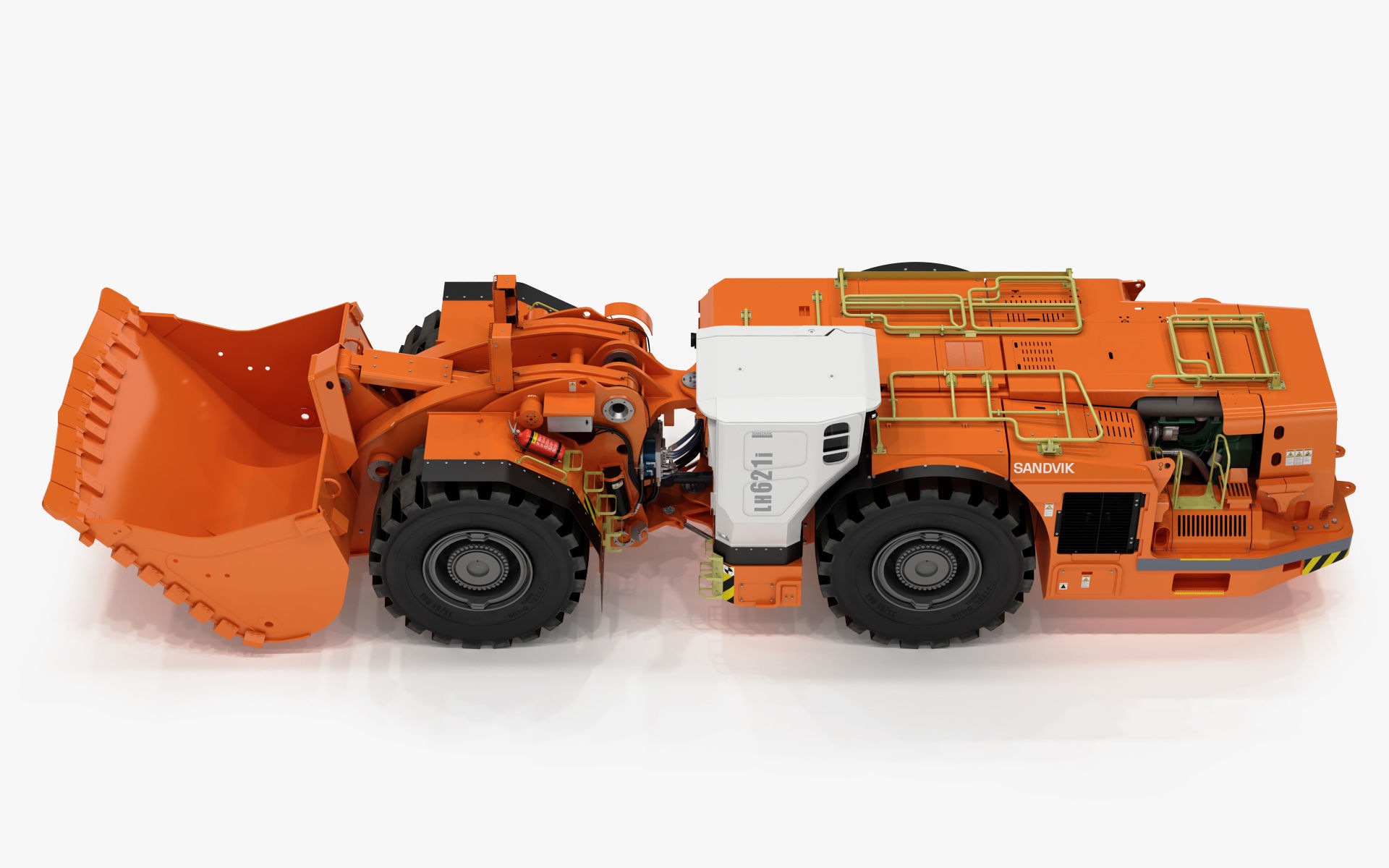 Underground Mining Machines Sandvic 3D model_47