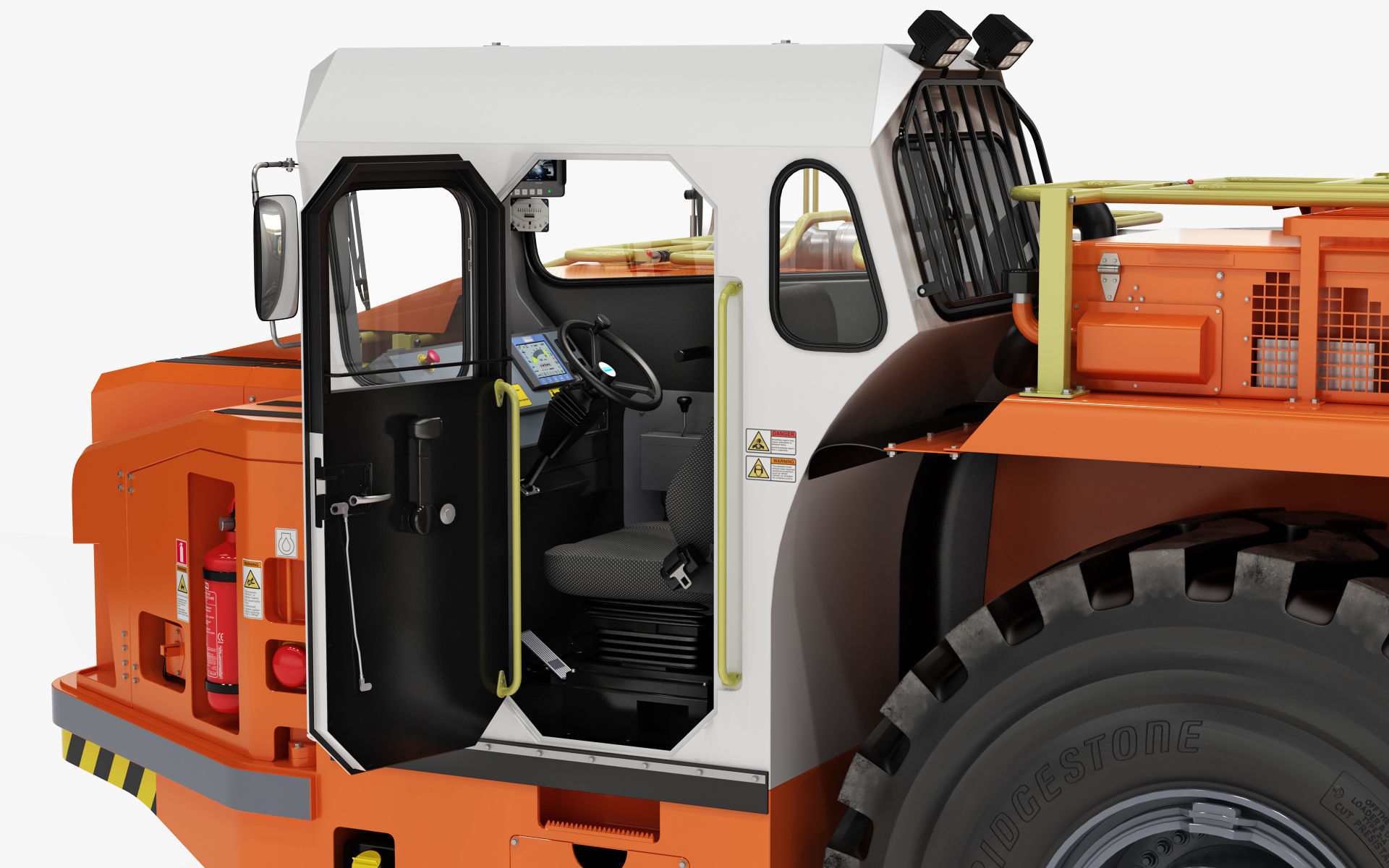 Underground Mining Machines Sandvic 3D model_98