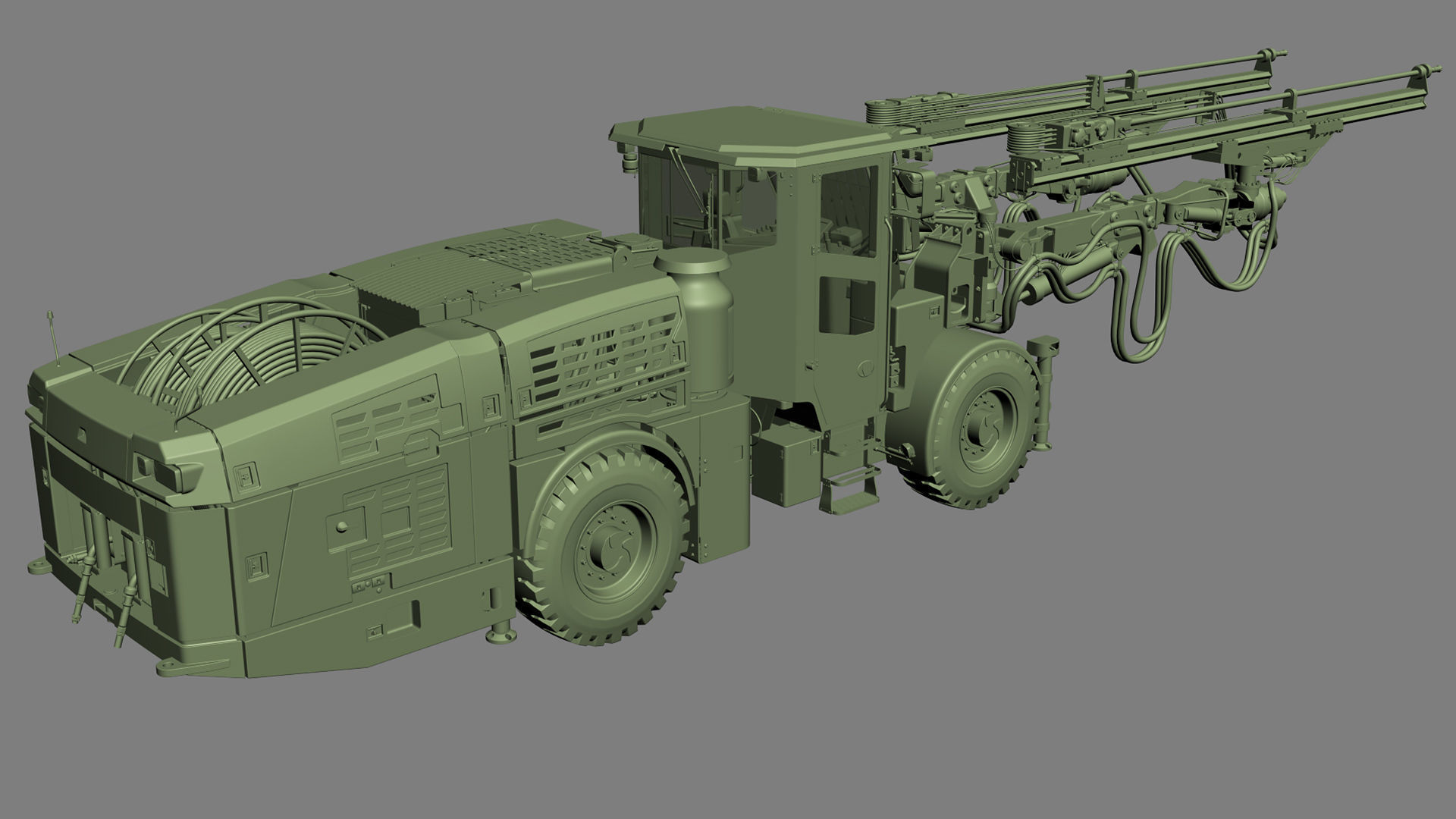 Underground Mining Machines Sandvic 3D model_31