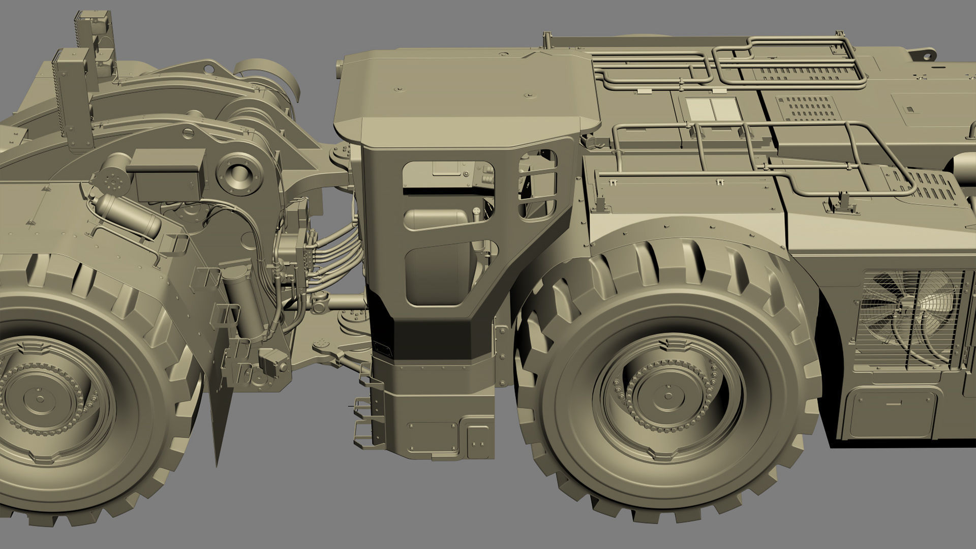 Underground Mining Machines Sandvic 3D model_81