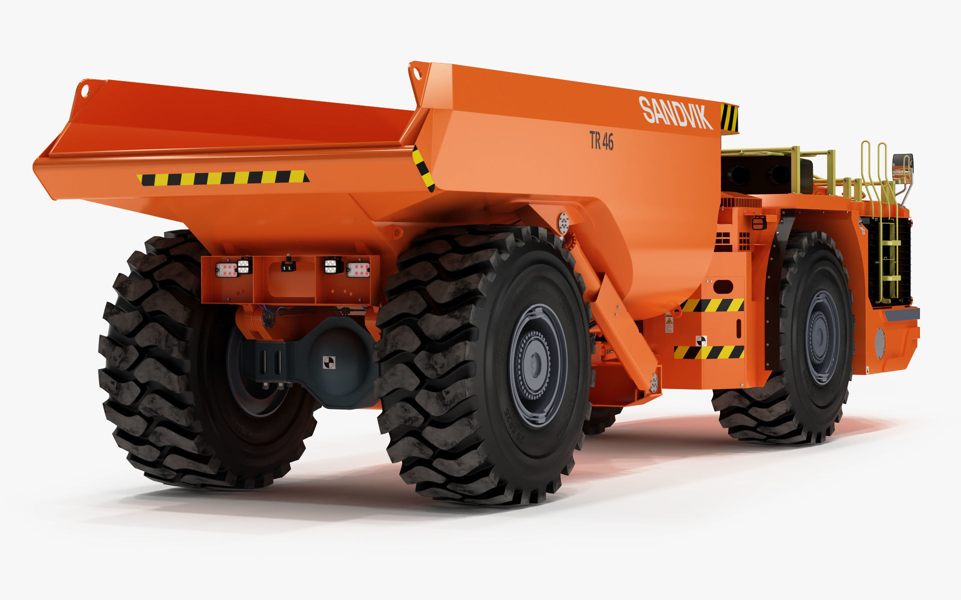 Underground Mining Machines Sandvic 3D model_95