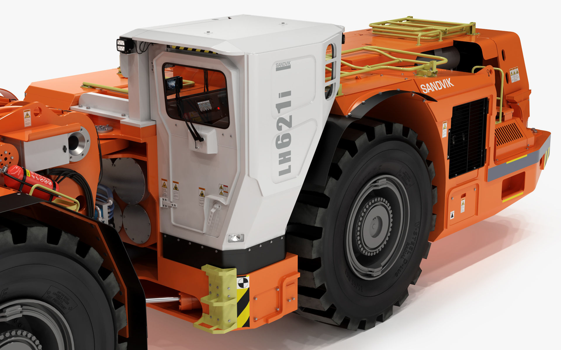 Underground Mining Machines Sandvic 3D model_65