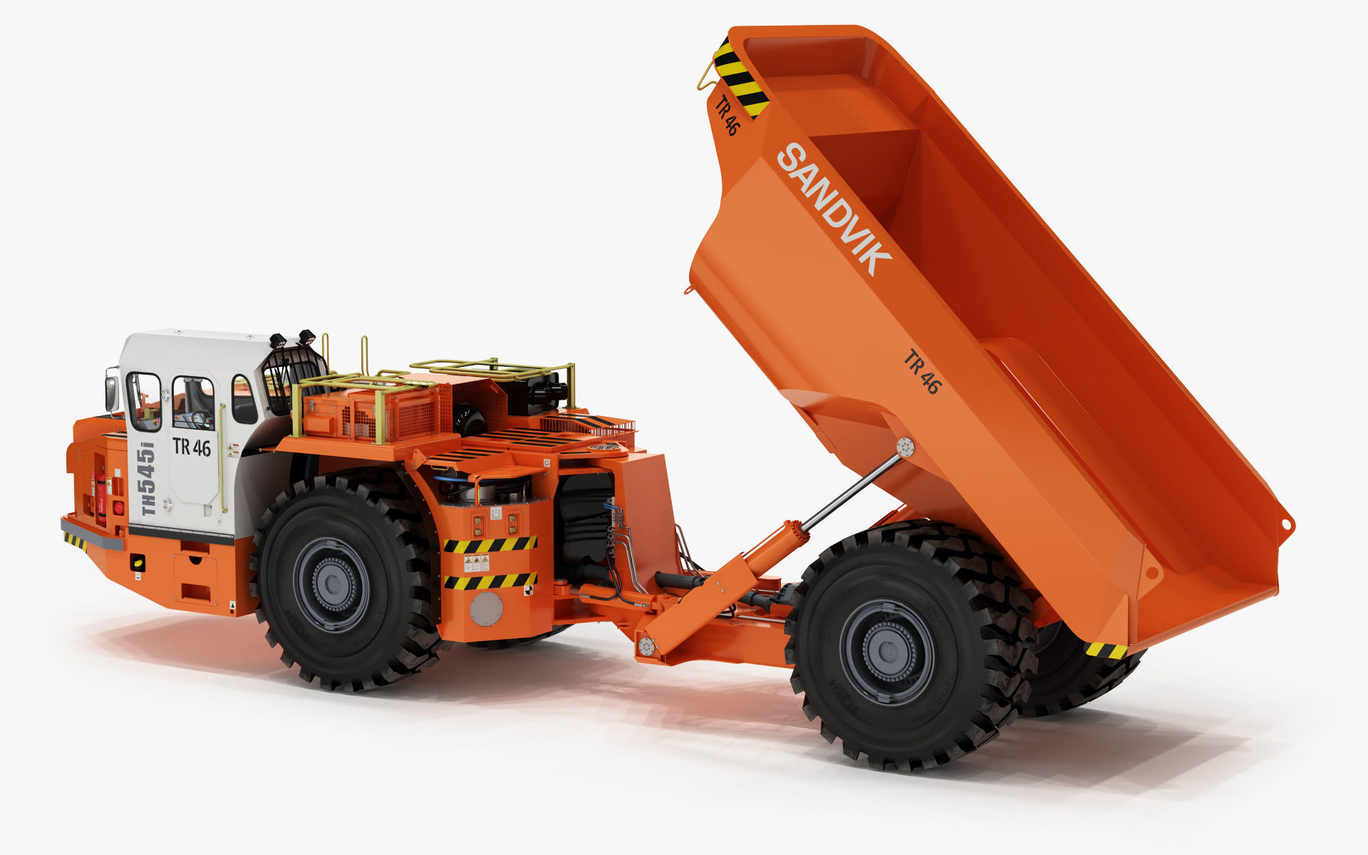 Underground Mining Machines Sandvic 3D model_89