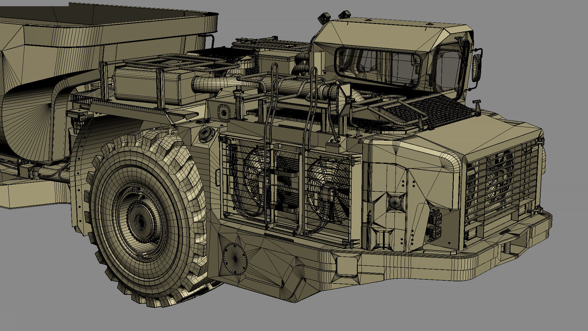 Underground Mining Machines Sandvic 3D model_121