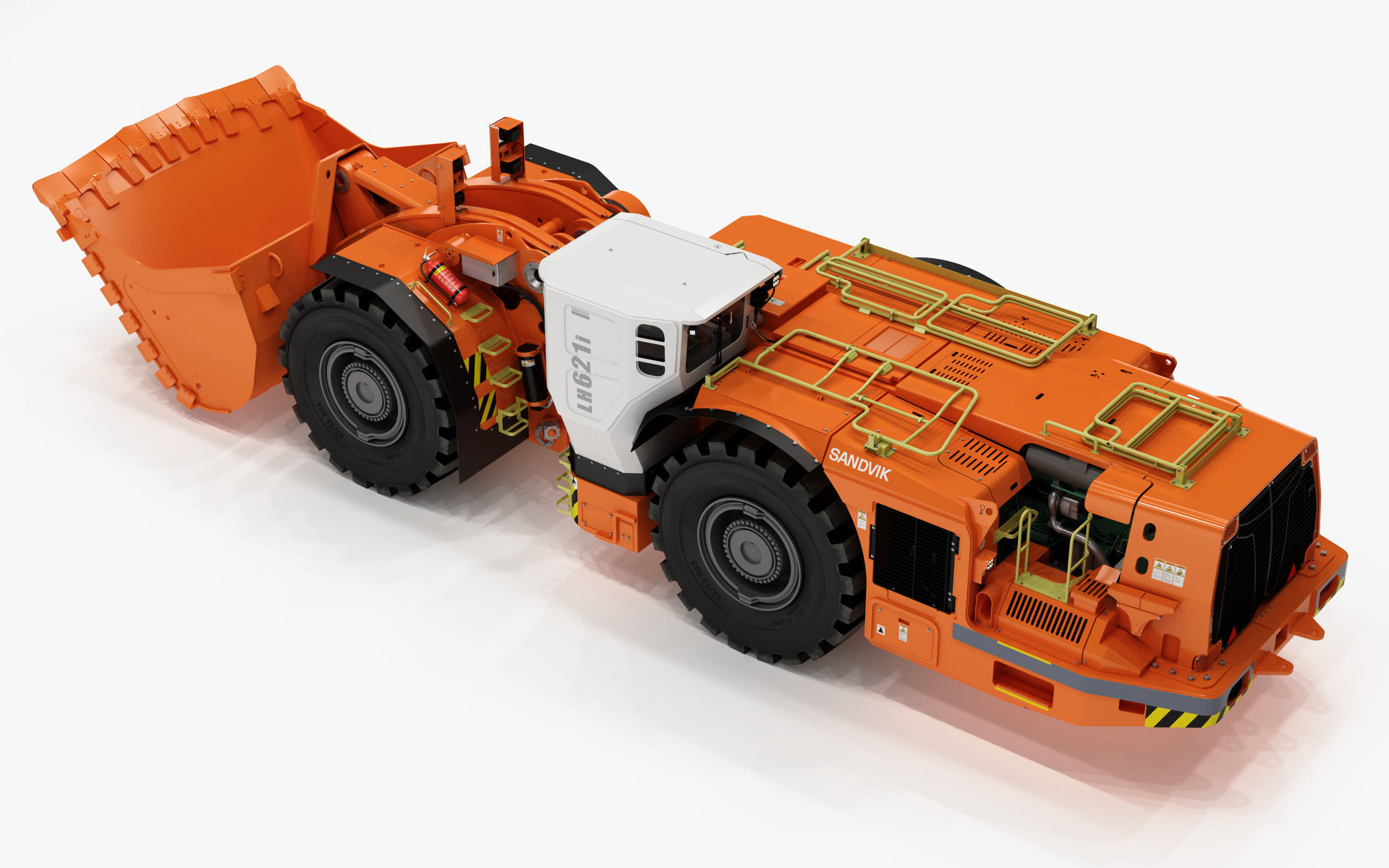 Underground Mining Machines Sandvic 3D model_49