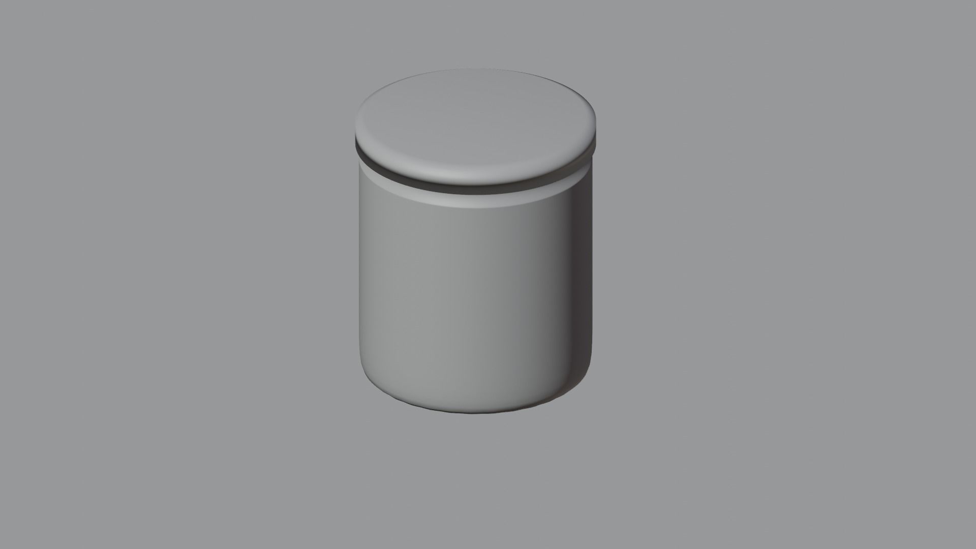 Jar with green liquid Free 3D model_1