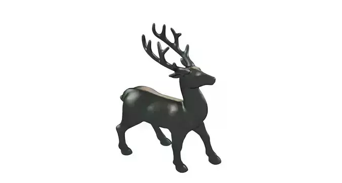 Christmas Reindeer statue 3D print model