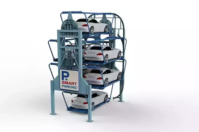 Rotary Parking System 6 sedan