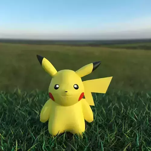 pikachu 3D model