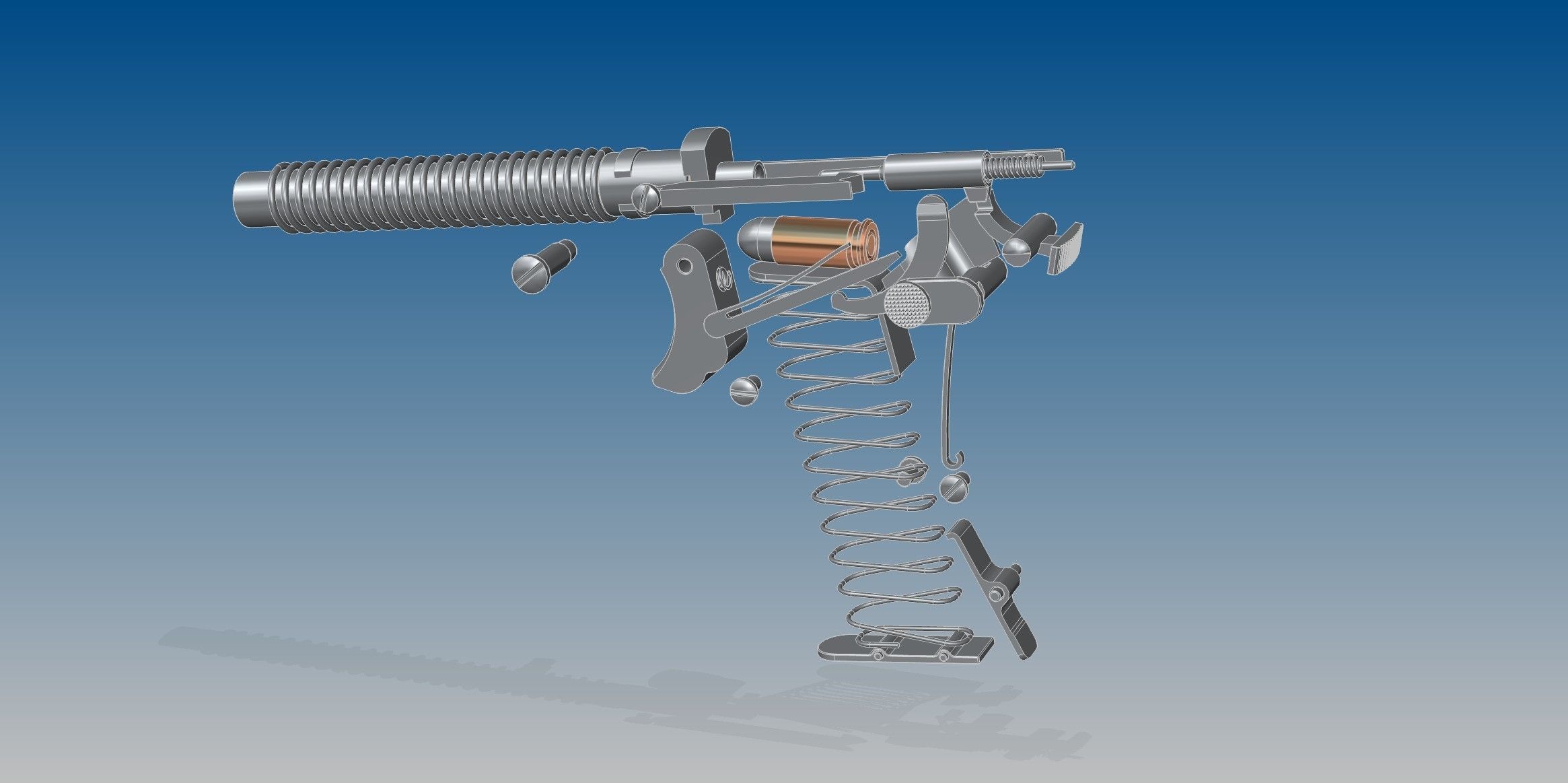 Dreyse M1907 3D model_11