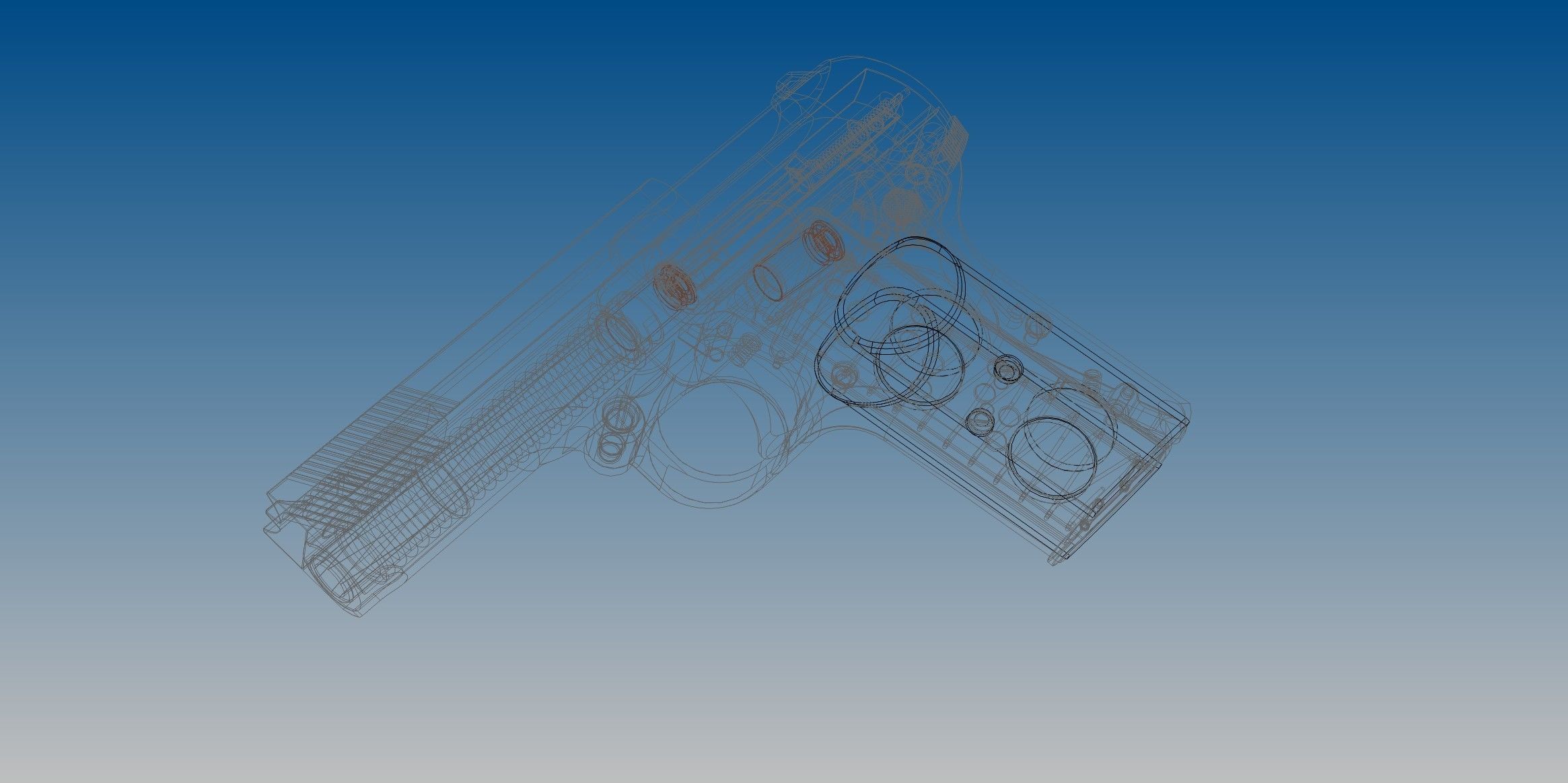 Dreyse M1907 3D model_16