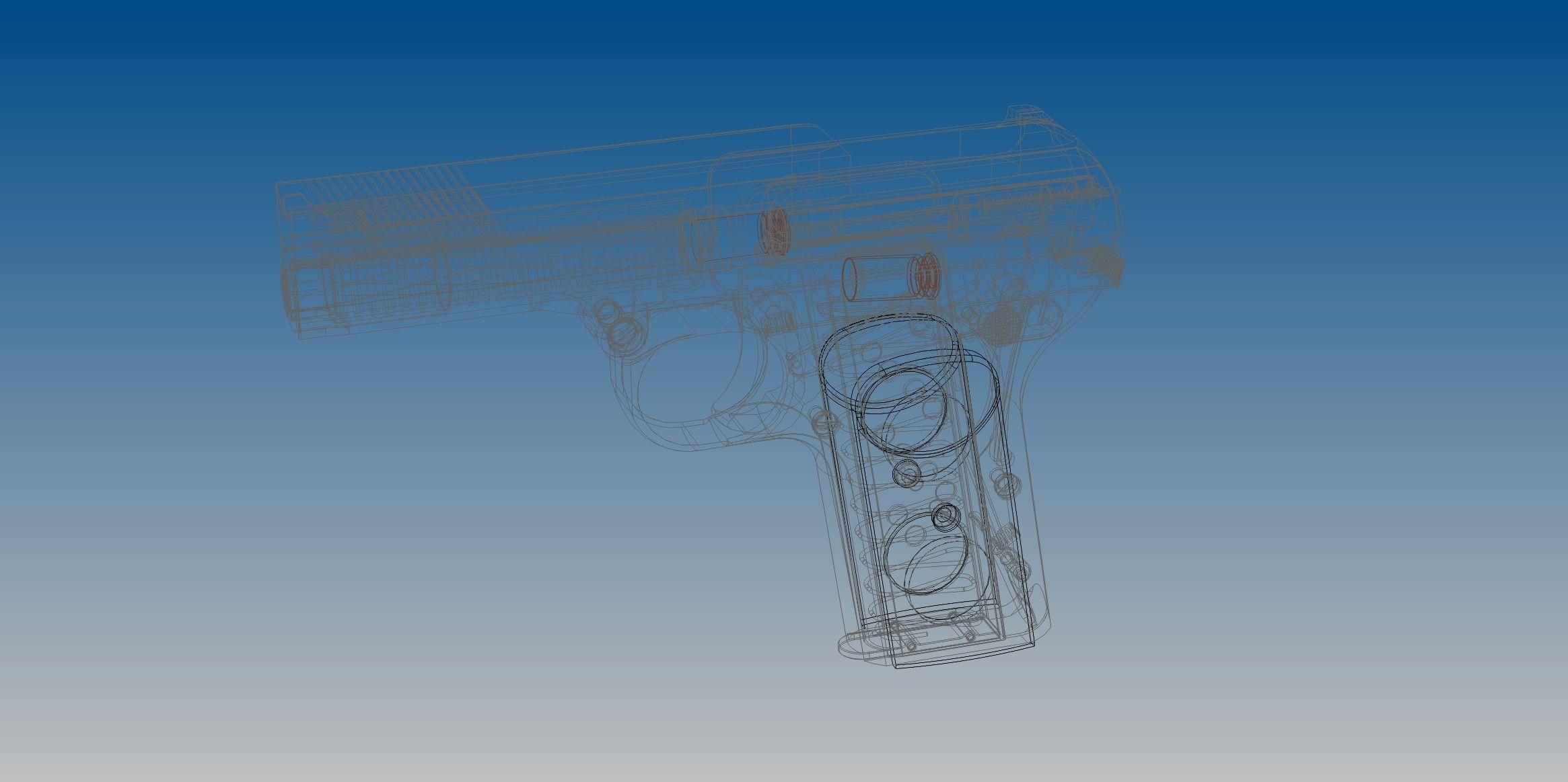 Dreyse M1907 3D model_15