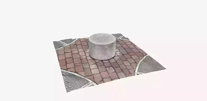 Round Seating Stone - A