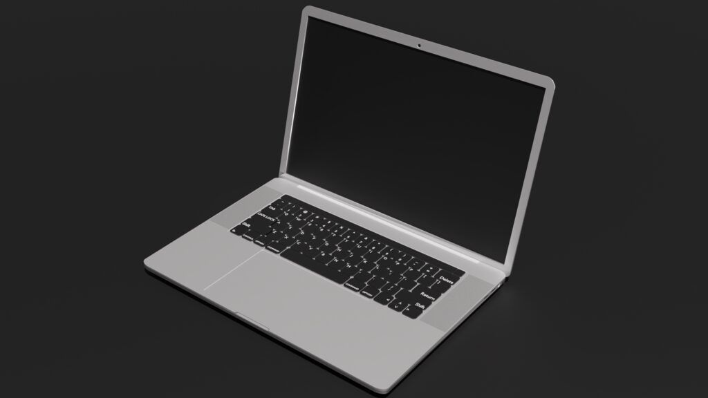 Laptop Free 3D model_1