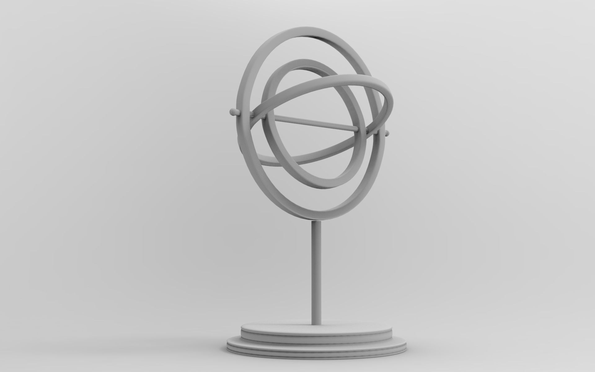 Galaxy Decor Low-poly 3D model_7