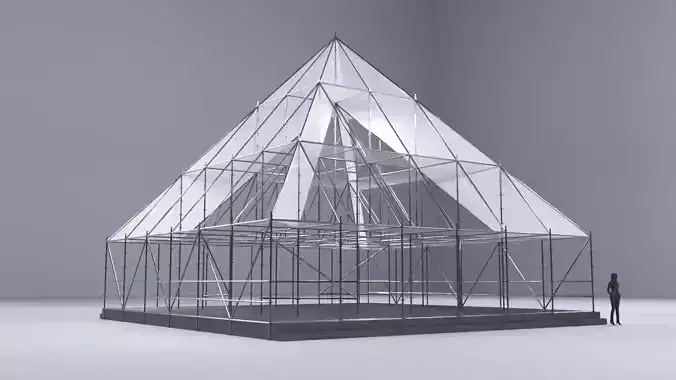 Layher Structure Pavilion 10 3D model